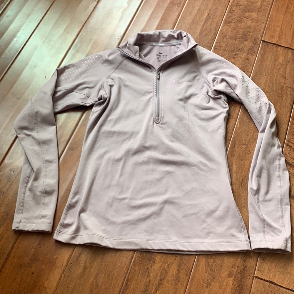 Nike Pro Dri-fit lavender purple 1/2 zip pullover